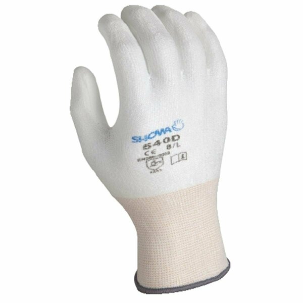 Best Glove Dispose Gineered Cut Resistant Fiber With Polyurethane White Gloves Small, 6PK 845-540-S